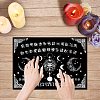 Printed Wood Pendulum Dowsing Divination Board Set DJEW-WH0324-069-5