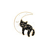 Cat with Moon Enamel Pin MOST-PW0001-046D-1
