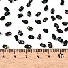 Picasso Spray Painted Glass Seed Beads SEED-T006-04-14-4