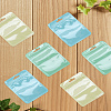 60Pcs 3 Colors Plastic Packaging Yin-yang Resealable Bags OPP-LP0001-13-3