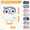 2 Sets 2 Styles Ceramic Chopstick Stands DJEW-CP0001-36A-2