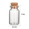Glass Jar Glass Bottles X2-AJEW-H004-7-1-3