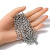 Aluminium Twisted Curb Chains CHA-YW0001-07S-5