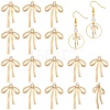 16Pcs Brass Micro Pave Clear Cubic Zirconia Pendants KK-SC0005-22-1