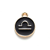 Alloy Enamel Pendants LS-X-ENAM-S124-01B-08K-2