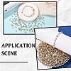 1200Pcs 6 Styles CCB Plastic Beads CCB-PA0001-10-5
