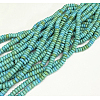 Synthetic Turquoise Beads Strands X-TURQ-G109-6x3mm-06-2
