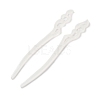 Opaque Acrylic Hair Sticks OHAR-C011-03B-1