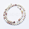 Natural Imperial Jasper Beads Strands G-A175C-6mm-01-2