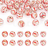 30Pcs Handmade Gold Sand Lampwork Beads LAMP-TA0002-37F-1