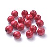 Dyed Natural Wood Beads X-WOOD-Q006-16mm-01-LF-1