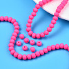 Handmade Polymer Clay Beads Strands CLAY-N008-053-09-7