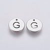 Non-Tarnish 304 Stainless Steel Charms STAS-P212-15P-07-1
