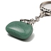 Natural & Synthetic Mixed Stone Bag Pendant Keychain G-Z033-16P-3