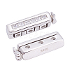 1Pc 925 Sterling Silver Twister Clasps STER-PH0003-07-1