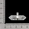 Natural Quartz Crystal Double Terminal Pointed Pendants G-NH0001-15P-05-3