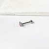Angel Wing Heart 316L Surgical Stainless Steel Pave Cubic Zirconia Tongue Rings FS-WG901EE-04-4