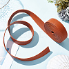 4M Flat Imitation Leather Cord LC-WH0011-03B-02-4