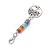 Alloy Tree of Life Pendant Decorations HJEW-JM02062-05-4