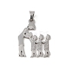 Non-Tarnish Mother's Day 304 Stainless Steel Pendants STAS-U002-03P-1