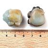 Natural Flower Amazonite Carved Figurines DJEW-L023-C05-3