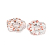 Transparent Printed Acrylic Beads OACR-H124-05B-07-2