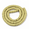 Handmade Polymer Clay Beads Strands CLAY-R089-6mm-019-2