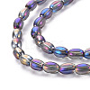 Electroplate Glass Beads Strands EGLA-T020-11-4