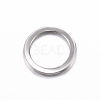 Tarnish Resistant 201 Stainless Steel Linking Rings X-STAS-D445-136B-1