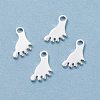 201 Stainless Steel Charms STAS-F039-13-S-1