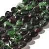 Natural Ruby in Zoisite Beads Strands G-R190-10mm-60-2