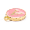 Golden Plated Alloy Enamel Charms LS-ENAM-Q437-14A-2