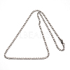 304 Stainless Steel Figaro Chain Necklaces NJEW-I065-33-2