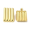 Brass Stud Earrings EJEW-R162-13G-2