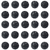 2 Strands Natural Lava Rock Beads Strands G-SP0001-28-1