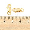 Brass Lobster Claw Clasps KK-M286-01G-3