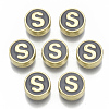 Alloy Enamel Beads ENAM-S122-028S-NR-1