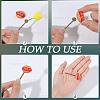 80Pcs Alloy Hair Bobby Pin Cabochon Settings FIND-SC0021-62-6