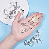 Sets of Musical Instruments Tibetan Style Alloy Pendants TIBEP-PH0004-17AS-3