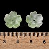 Dyed & Heated Gradient Color Glass Bead Cap GLAA-D307-01K-3