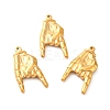 Ion Plating(IP) 304 Stainless Steel Pendants STAS-Q001-05G-3
