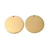 304 Stainless Steel Pendants STAS-Q308-09V-G-1
