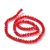 Electroplate Glass Beads Strands X-EGLA-A034-T8mm-L09-3