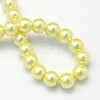 Baking Painted Pearlized Glass Pearl Round Bead Strands X-HY-Q003-4mm-64-4