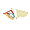 Alloy Enamel Pendants ENAM-L055-01L-01-2