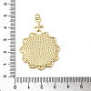 Natural Shell Pendants KK-H529-02G-02-3