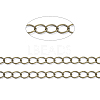 Brass Twisted Chains X-CHC-Q001-5x4mm-AB-1