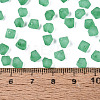 FGB Frosted Transparent Glass Seed Beads SEED-N013-03A-09-4