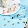 40Pcs 2 Colors Ion Plating(IP) 304 Stainless Steel Earplug Accessories STAS-UN0062-88-2