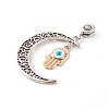 Tibetan Style Alloy European Dangle Charms PALLOY-JF00711-3